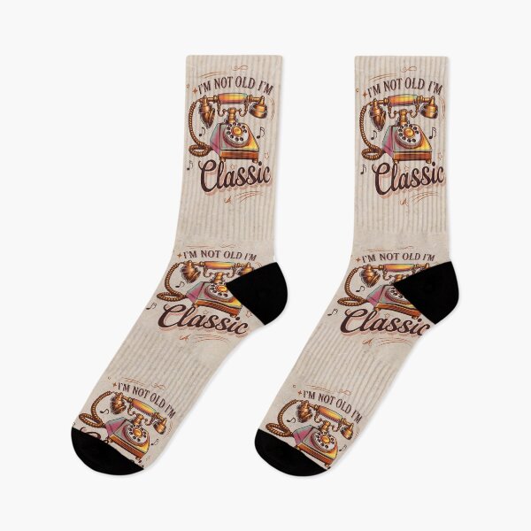Item preview, I'm Not Old I'm Classic Vintage Telephone Quote designed and sold by TheArtOfPat.