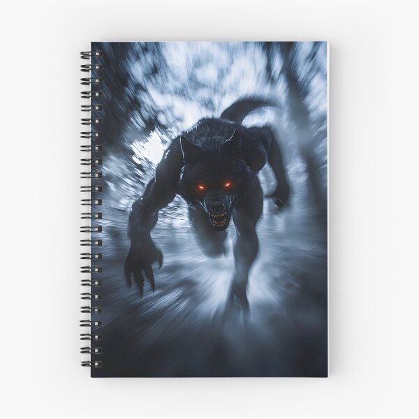 Item preview, Lunar Fury: The Werewolf’s Charge designed and sold by AI-Only Creations.