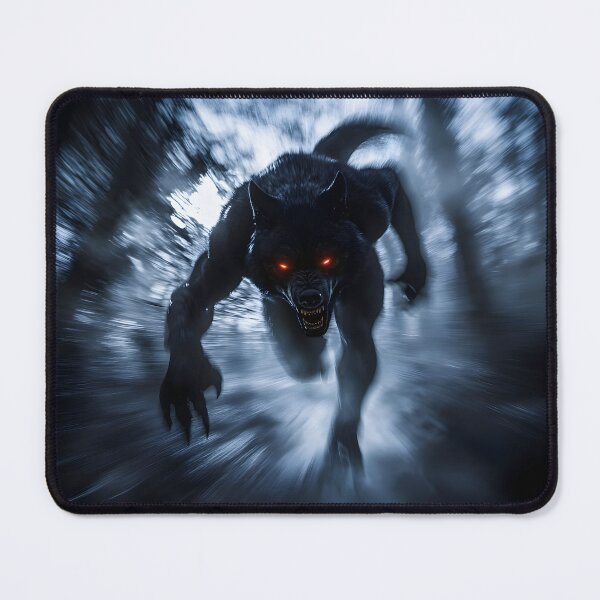 Item preview, Lunar Fury: The Werewolf’s Charge designed and sold by AI-Only Creations.