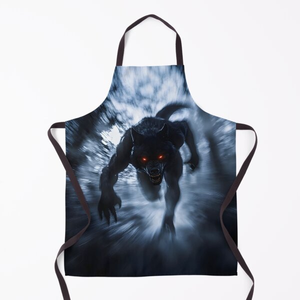 Item preview, Lunar Fury: The Werewolf’s Charge designed and sold by AI-Only Creations.