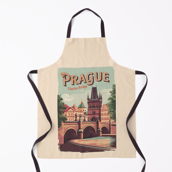 Artikelvorschau, Prag Tschechische Republik Reise-Kunst Vintage entworfen und verkauft von KrisSidDesigns.