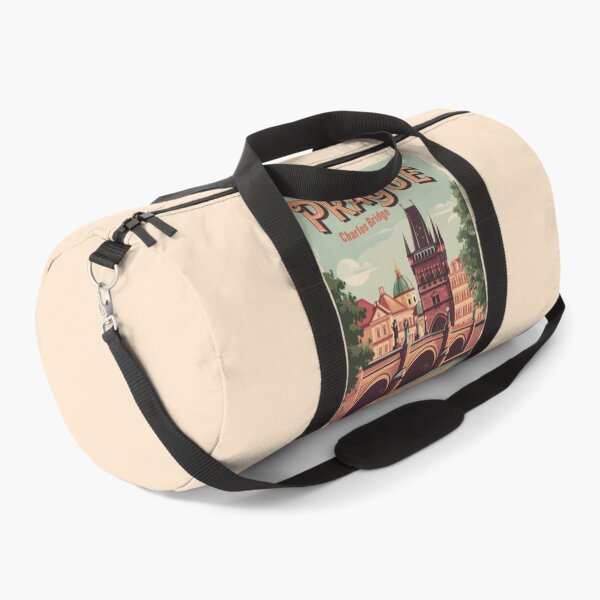 Item preview, Prague Czech Republic Travel Art Vintage designed and sold by KrisSidDesigns.