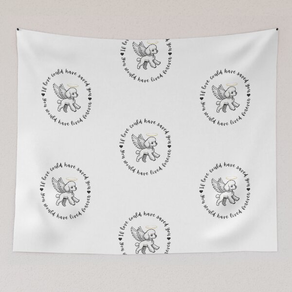 Item preview, If Love Could Have Saved You You Would Have Lived Forever Poodle Dog Memorial designed and sold by FreeStyleTrend.