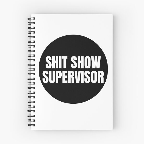 Item preview, Shit Show Supervisor - funny stickers - round stickers designed and sold by PIXEL POP DESIGNS - Beyond the Norm!.