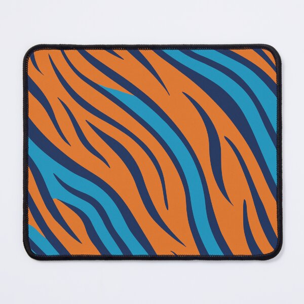 Item preview, A tiger skin pattern Desing cin bold blue and orange stripes. designed and sold by HEMRO.