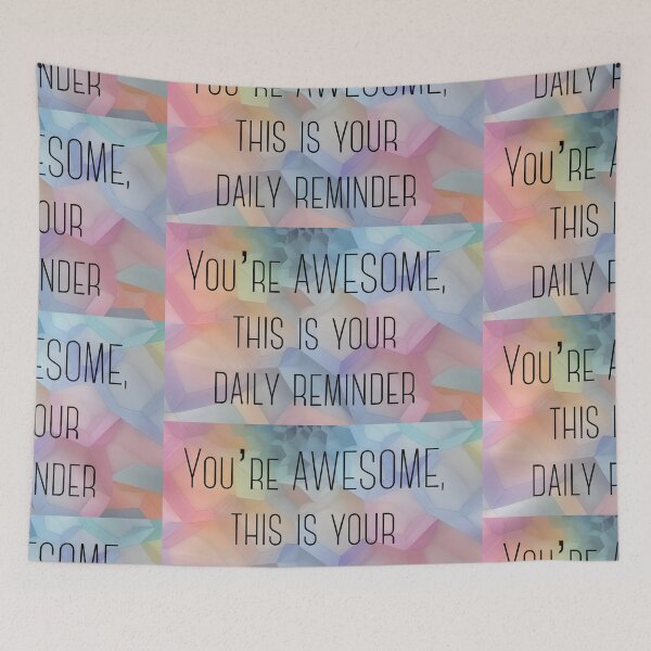 Item preview, You’re awesome this is your reminder, logo gift positive designed and sold by cheekylorns.