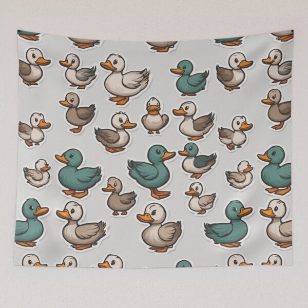 Item preview, Pattern Of Ducks designed and sold by Planetporridge.