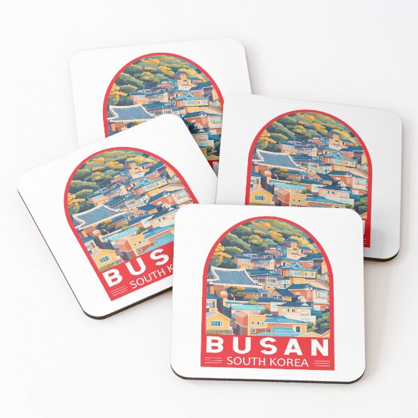 Item preview, Busan South Korea Travel Art Emblem designed and sold by KrisSidDesigns.