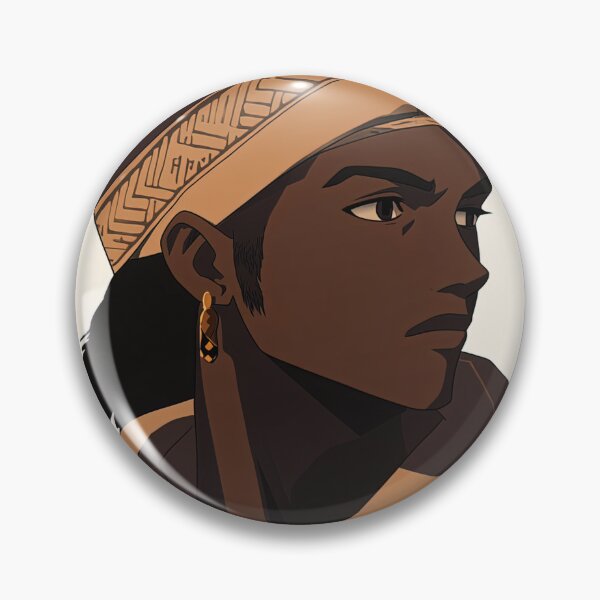 Item preview, Chadian man, portrait | Anime style designed and sold by ComicsFactory.