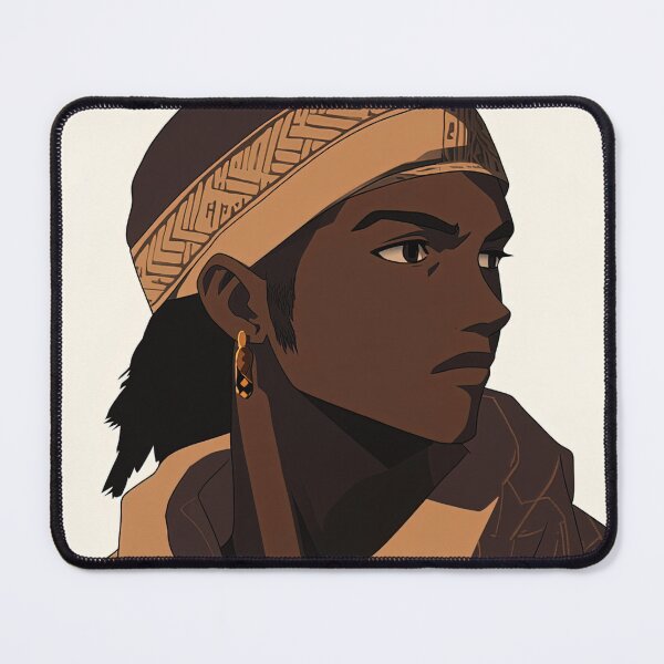 Item preview, Chadian man, portrait | Anime style designed and sold by ComicsFactory.