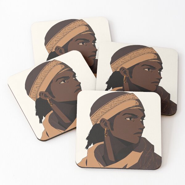 Item preview, Chadian man, portrait | Anime style designed and sold by ComicsFactory.
