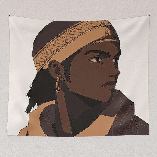 Item preview, Chadian man, portrait | Anime style designed and sold by ComicsFactory.