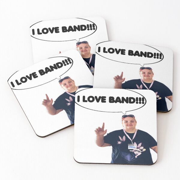Artikelvorschau, I LUV BAND Transparent entworfen und verkauft von ILUVBANDSOMUCH.