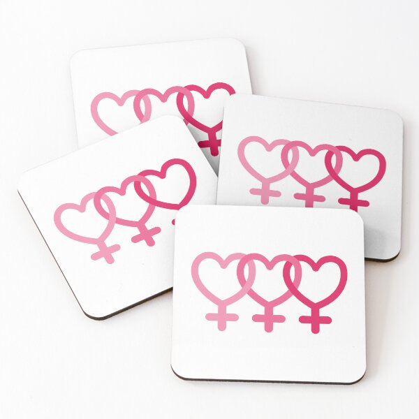 Item preview, Female Gender Symbol Hearts designed and sold by dottiedigitals.