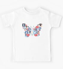 Camiseta para niños Mariposa social
