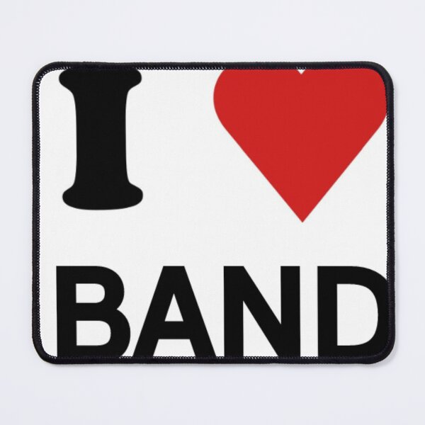 Item preview, I HEART BAND designed and sold by ILUVBANDSOMUCH.