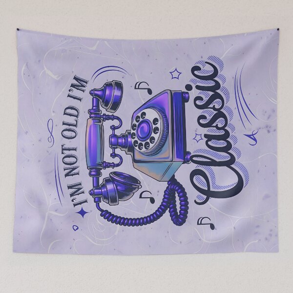 Item preview, I'm Not Old I'm Classic Vintage Telephone Quote designed and sold by TheArtOfPat.