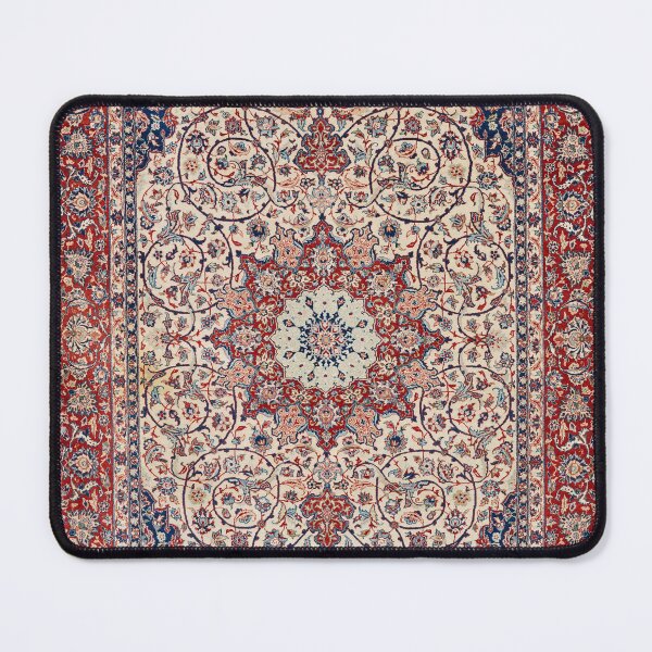 Item preview, Esfahan Central Persian Antique Rug Print designed and sold by Vicky Brago-Mitchell®.
