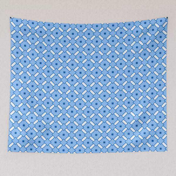 Artikelvorschau, Variation Blau Diamant Geometrie Quadrat Symbol Nahtlose Gitter entworfen und verkauft von EvergreenMotifs.