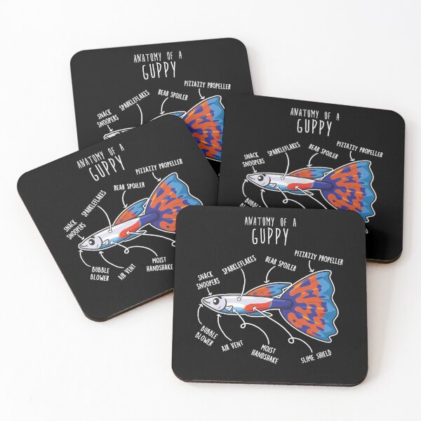 Item preview, Guppy Fish Anatomy designed and sold by Clara Hollins.