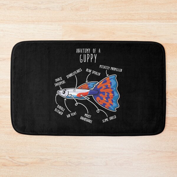 Item preview, Guppy Fish Anatomy designed and sold by Clara Hollins.