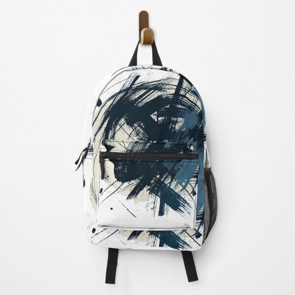 Item preview, Abstract Face in Black and Blue designed and sold by Blink Art Studio.