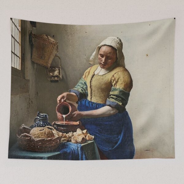 Item preview, Milk maid perparing the morning meal. designed and sold by jamiestarr.