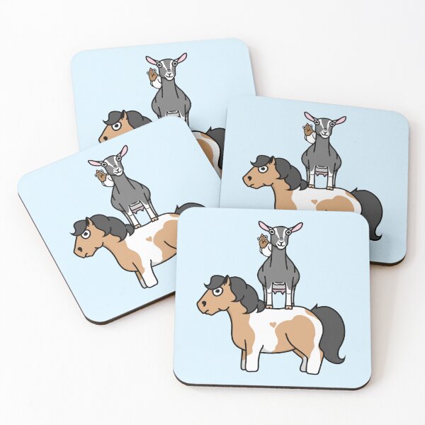 Item preview, Pony, Goat, Chicken (swiss 1) designed and sold by potatoegoat.