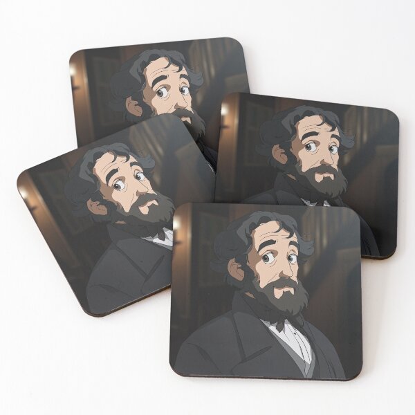 Item preview, Charles Dickens, author | Anime style designed and sold by ComicsFactory.