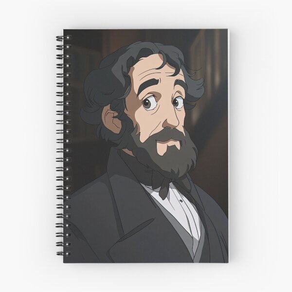 Item preview, Charles Dickens, author | Anime style designed and sold by ComicsFactory.