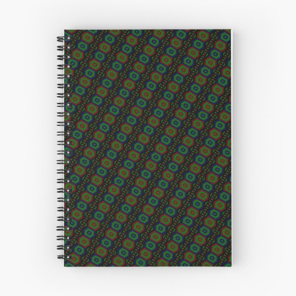 Item preview, Dark Egyptian Geometric Symbolism Alternating Color Combination Geometry designed and sold by EvergreenMotifs.