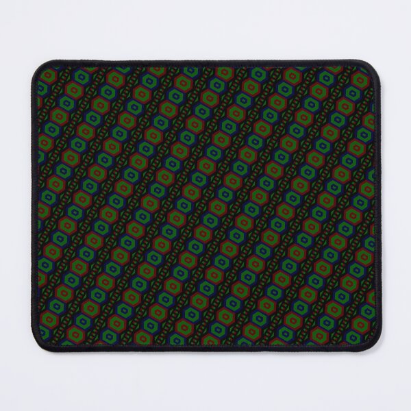 Item preview, Dark Egyptian Geometric Symbolism Alternating Color Combination Geometry designed and sold by EvergreenMotifs.