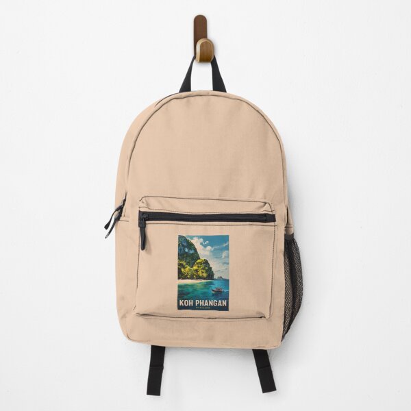 Item preview, Koh Phangan Thailand Travel Art Vintage designed and sold by KrisSidDesigns.