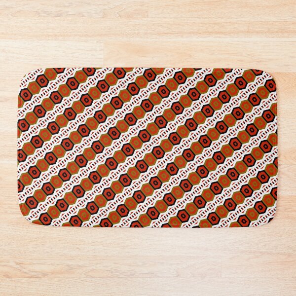 Item preview, Colorful Egyptian Geometric Symbolism Alternating Color Combination Geometry designed and sold by EvergreenMotifs.