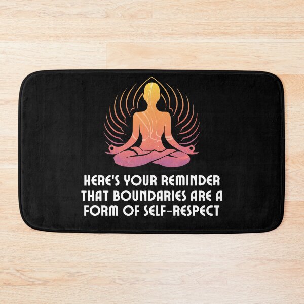 Item preview, Empowering Yoga Boundaries Quote  designed and sold by Betsytiptoe.