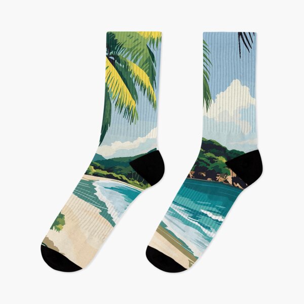 Item preview, Koh Pha Ngan Thailand Travel Art Vintage designed and sold by KrisSidDesigns.