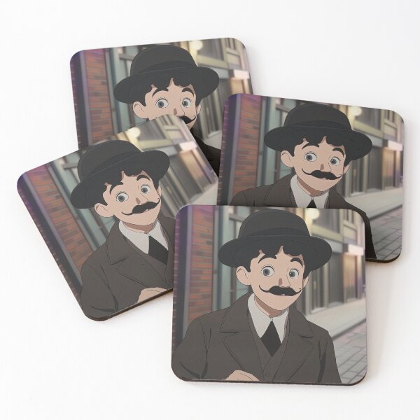 Item preview, Charlie Chaplin | Anime style designed and sold by ComicsFactory.