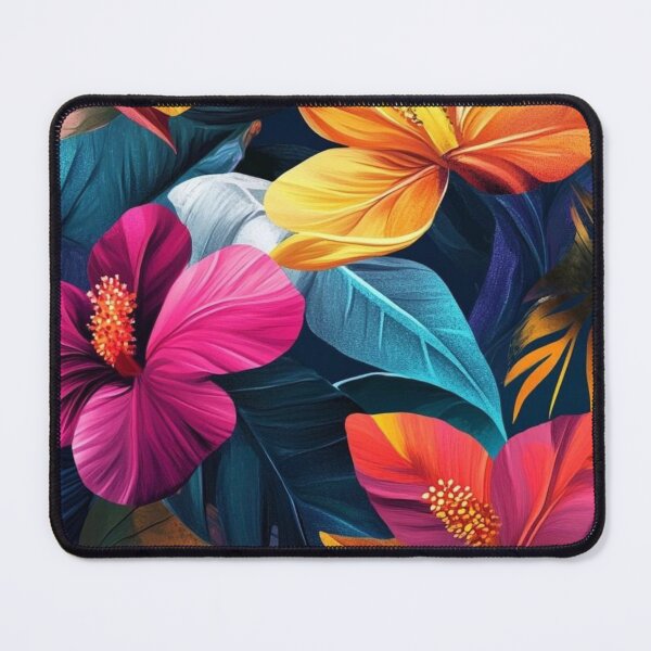 Item preview, Tropical Blossoms in Vivid Harmon designed and sold by GhadeerGhonaim.