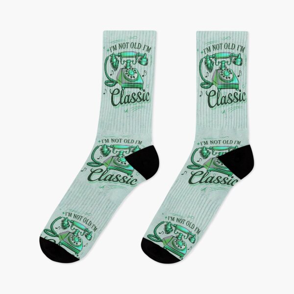 Item preview, I'm Not Old I'm Classic Vintage Telephone Quote designed and sold by TheArtOfPat.