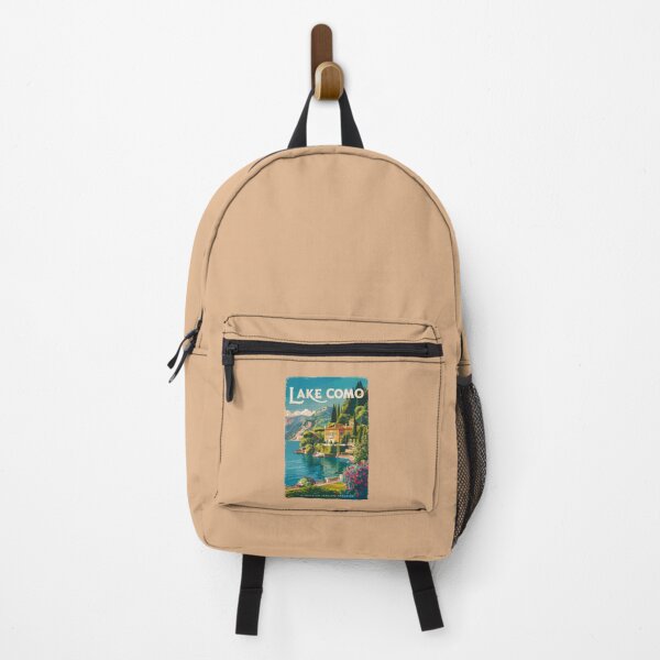 Item preview, Lake Como Painterly Travel Art Vintage designed and sold by KrisSidDesigns.