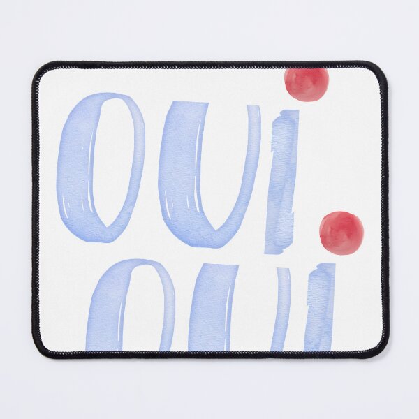 Item preview, Oui Oui Mon Ami French Phrase quote saying designed and sold by monpetitbijou.
