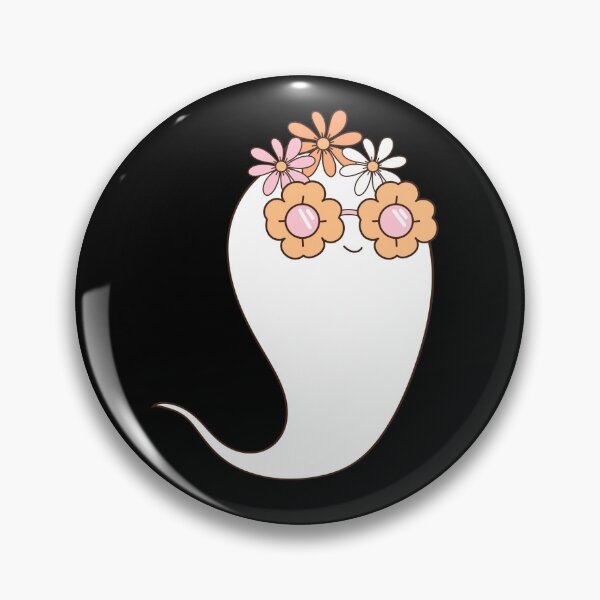 Item preview, Groovy Flower Halloween Ghost  designed and sold by TheFullFantasy.