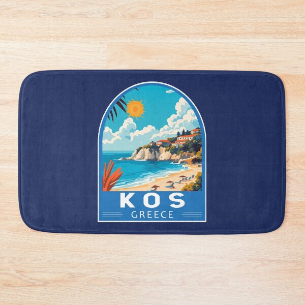 Item preview, Kos Greece Travel Art Emblem designed and sold by KrisSidDesigns.