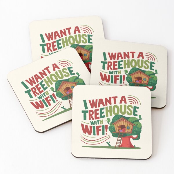 Item preview, Treehouse Wi-Fi Tee designed and sold by MolonasDesigns.