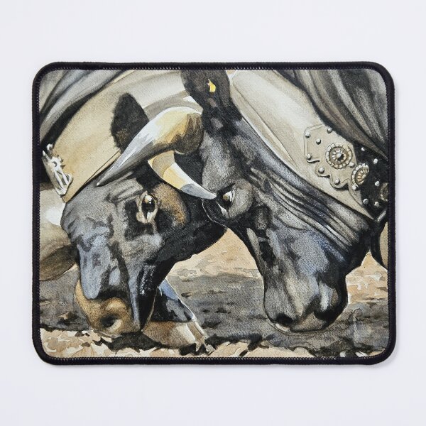 Item preview, Combat of Queens Race of Herens watercolor designed and sold by Raphael Dubesset.