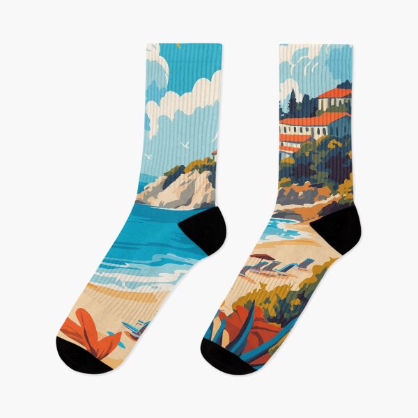 Item preview, Kos Greece Travel Art Vintage designed and sold by KrisSidDesigns.