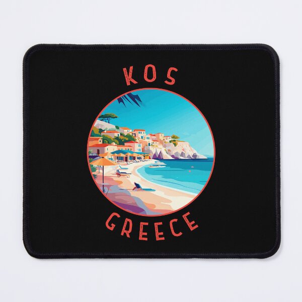 Item preview, Kos Greece Retro Distressed Circle designed and sold by KrisSidDesigns.