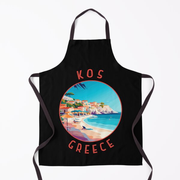 Item preview, Kos Greece Retro Distressed Circle designed and sold by KrisSidDesigns.