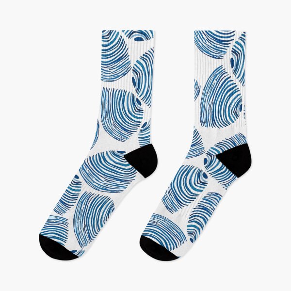 Item preview, Blue watercolor clams pattern designed and sold by ElizabethCoelho.