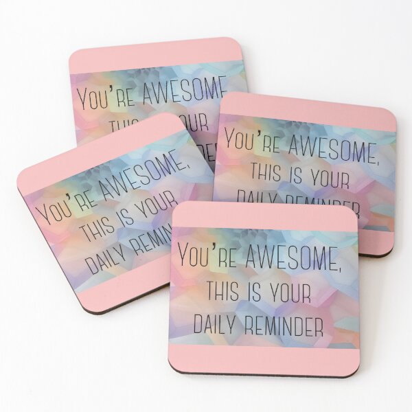 Item preview, You’re awesome this is your reminder, logo gift positive designed and sold by cheekylorns.